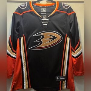 Authentic Fanatics Anaheim Ducks Womens Home Breakaway Jersey Size XS Like New